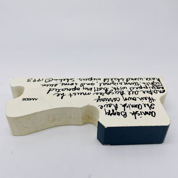 Shelia’s Collectibles Wood Amish Buggy Blue Cream Black Signed 1993 - Picture 5 of 6